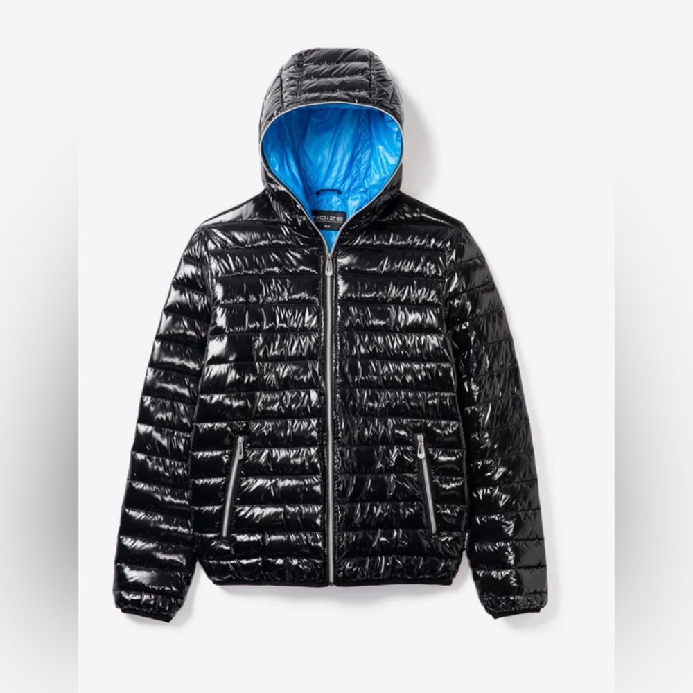 NWT Noize finn short lightweight shiny puffer jacket‎ M